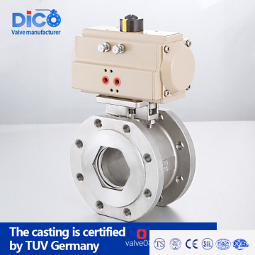 DIN Pn16 Mounting Pad Wafer Flange Ball Valve